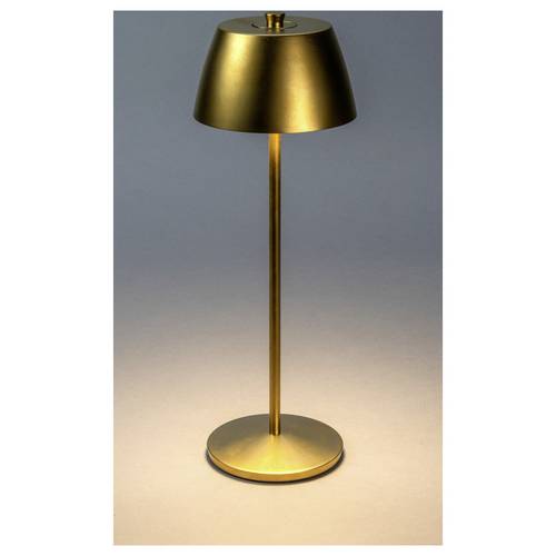 Konstsmide 7840-801 Eze LED-Akku-Tischlampe Gold (matt)