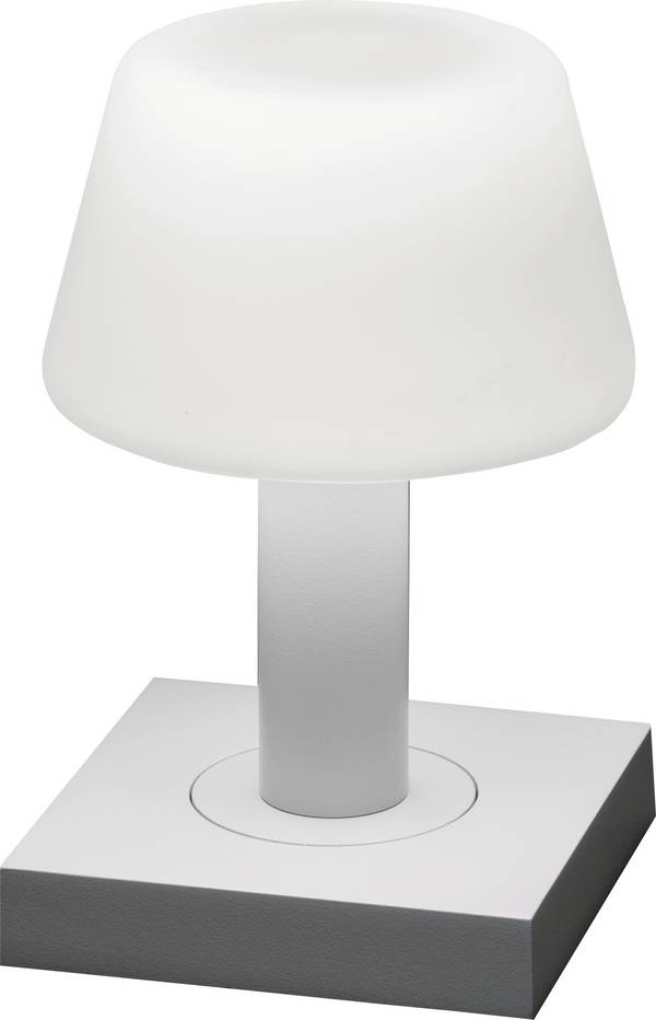 Konstsmide 7825-252 Monaco LED-Akku-Tischlampe   Warmweiß  Weiß