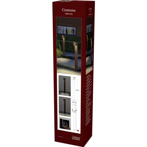 Konstsmide 7999-970 Cremona Außenstandleuchte EEK: G (A - G) LED 8 W Rost