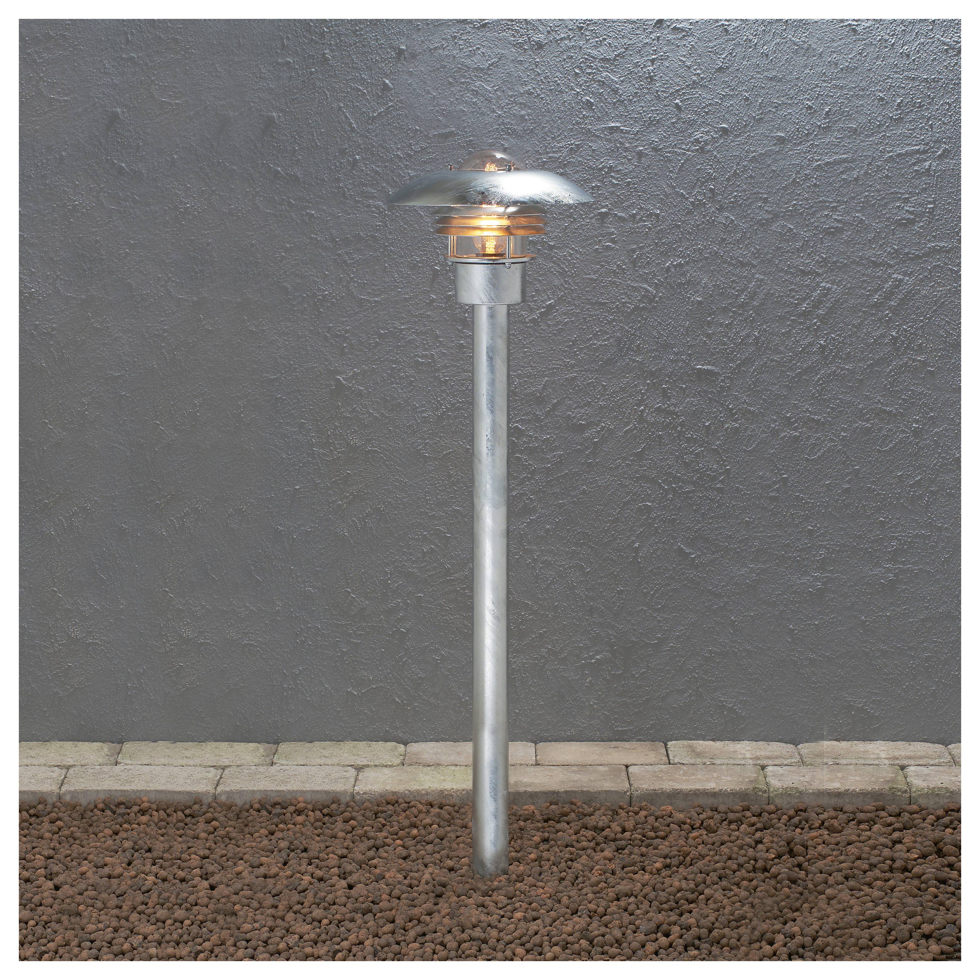 Konstsmide 7301-320 Modena Außenstandleuchte E27 60 W Galvanisiert