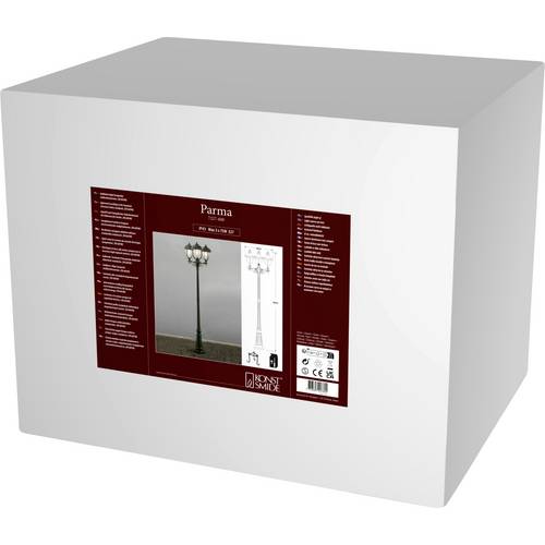 Konstsmide 7227-600 Parma Außenstandleuchte E27 225 W Grün