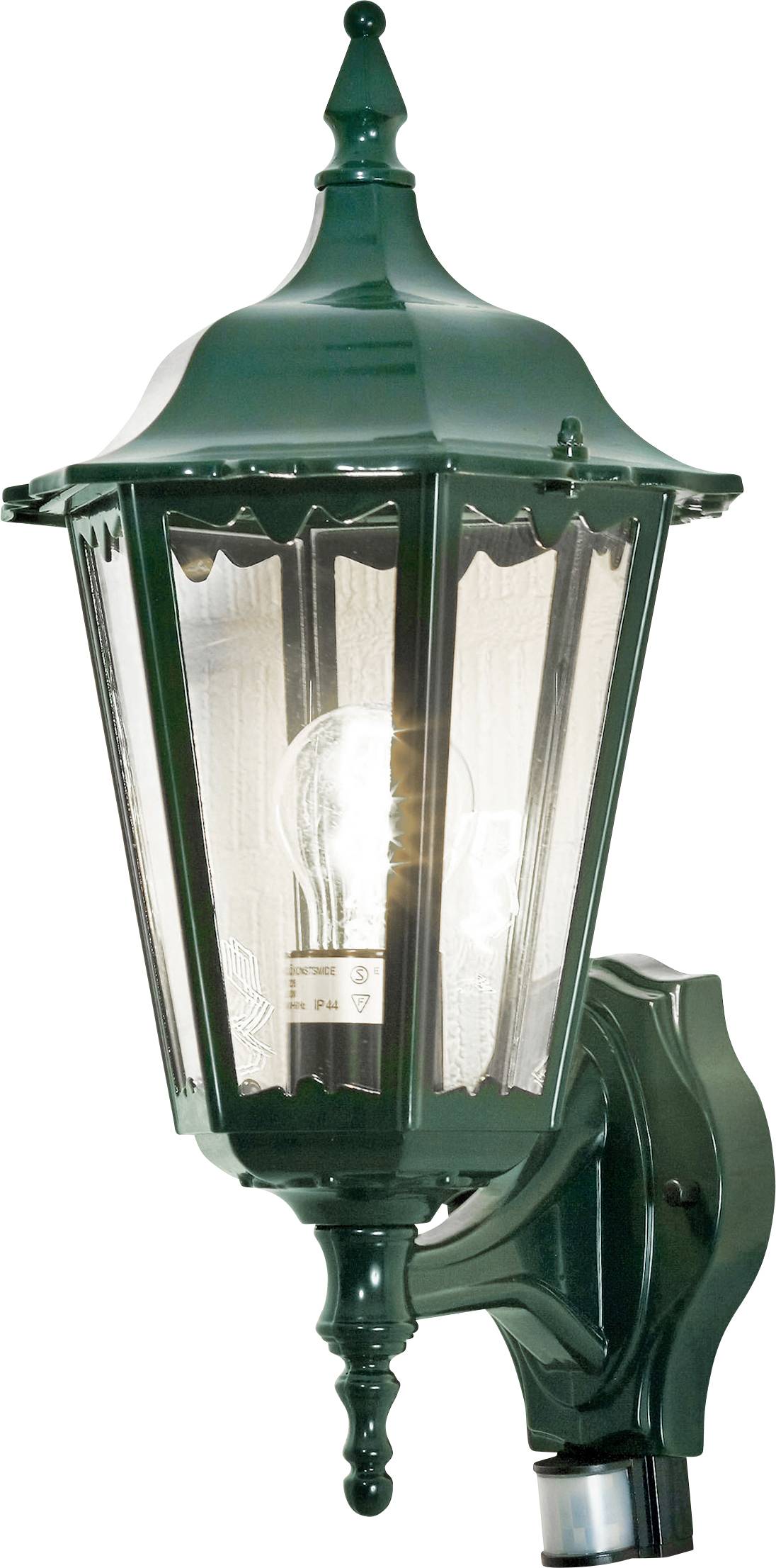 Konstsmide Firenze 7236-600 Außenwandleuchte mit Bewegungsmelder E27 100 W Grün