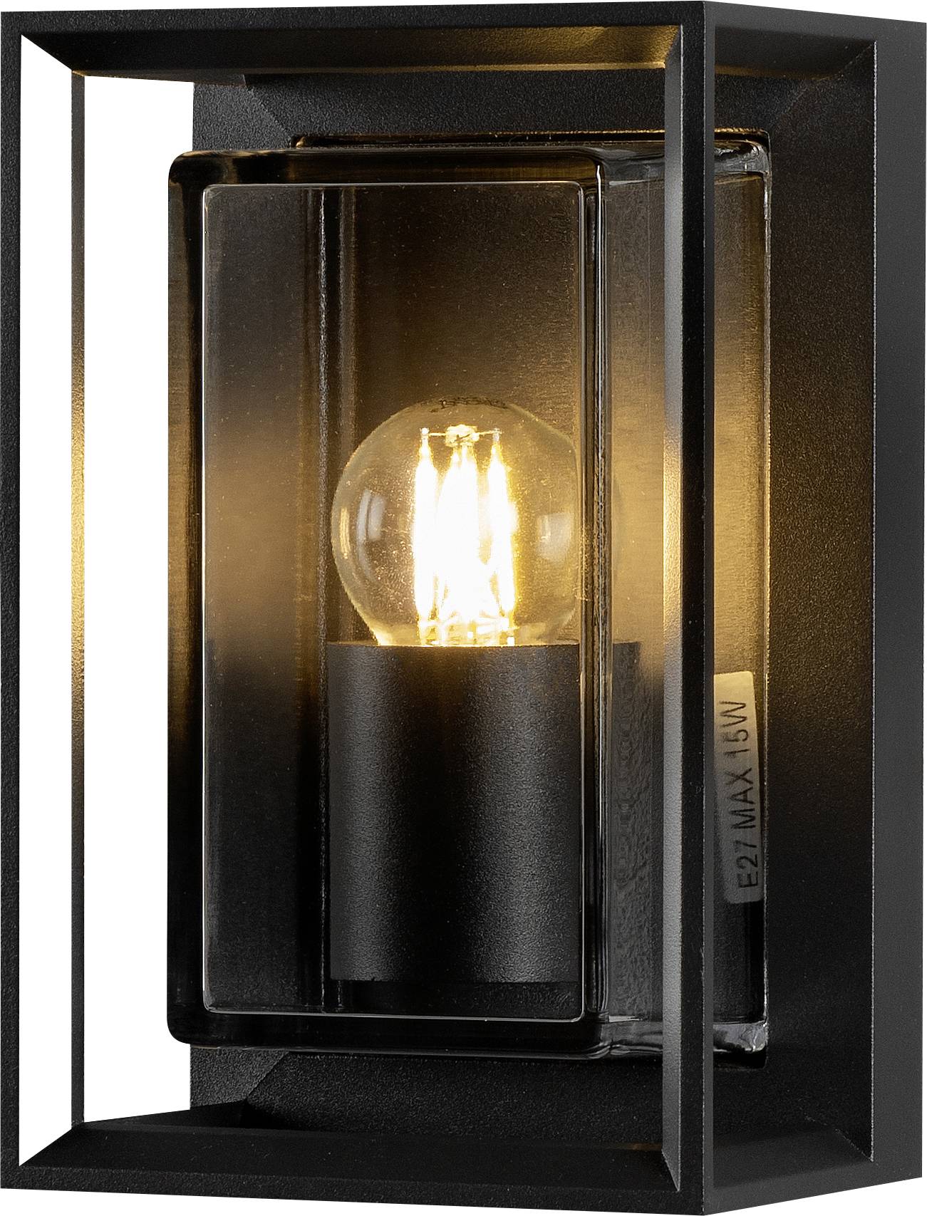 Konstsmide Brindisi 7886-750 Außenwandleuchte E27 20 W Schwarz