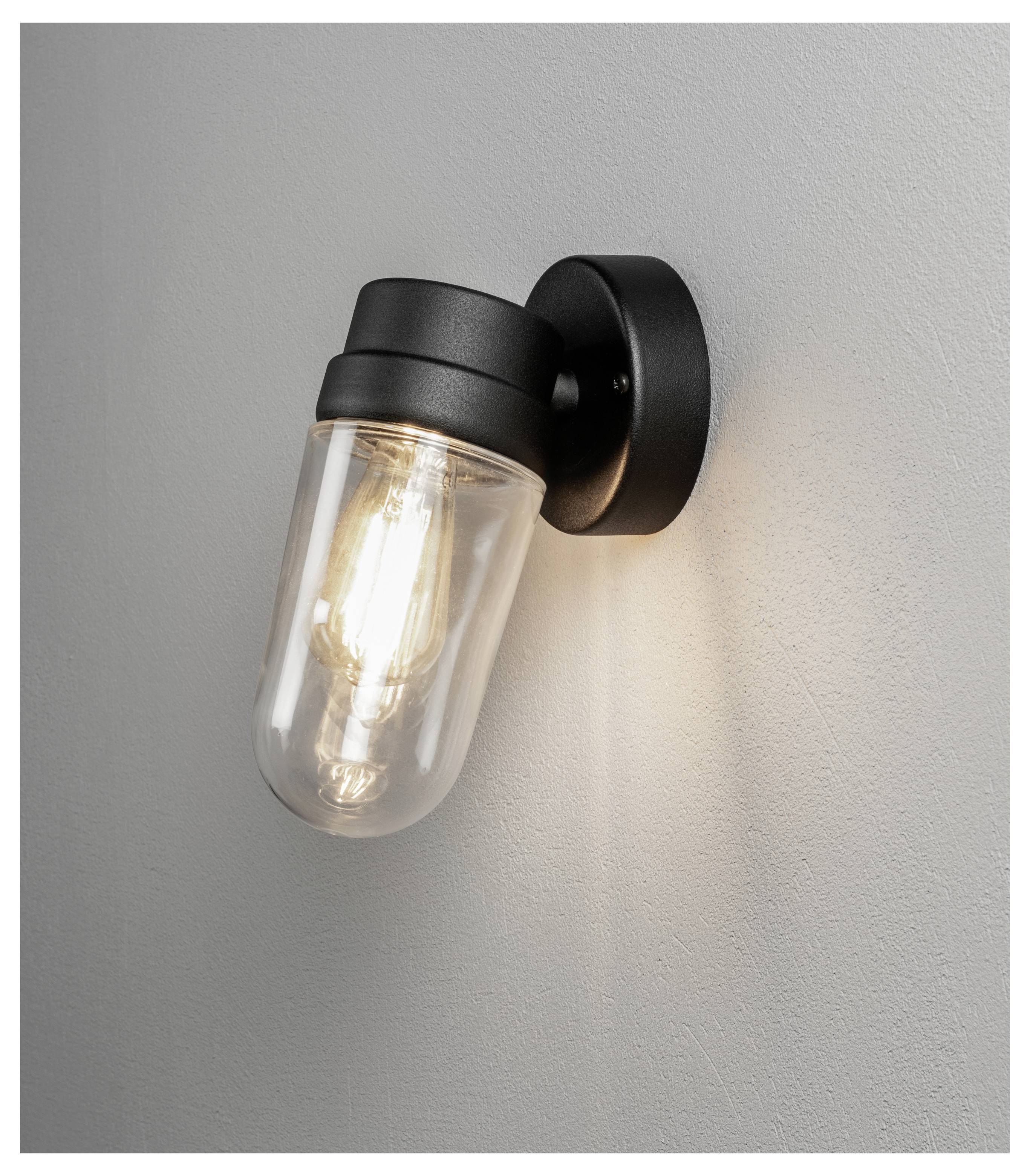 Konstsmide Vega 429-750 Außenwandleuchte E27 60 W Schwarz