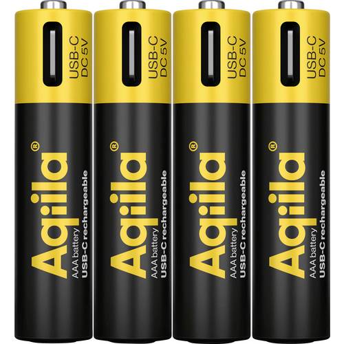 Thumbnail - Aqiila Akku USB-C® Akku Li-Ion 600 mAh 1.5 V 4 St.