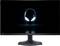 Ein Computermonitor, der ein beleuchtetes Alien-Kopf-Logo auf einem schwarzen Bildschirm zeigt, symbolisiert die Alienware-Marke.