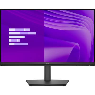Lila gefärbter Monitor, der ein Diagramm mit horizontalen Balken und geschwungenen Designelementen auf der rechten Seite vor einem lila Hintergrund zeigt.