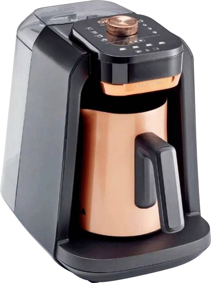 arzum ESPRESSOKANNE mit MILCHAUFSCHÄUMER und WASSERTANK Kaffeemaschine Bronze