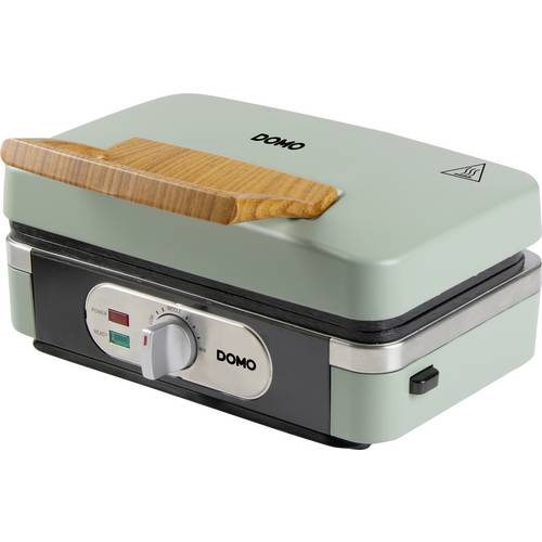 DOMO SANDWICH-WAFFLE-GRILL 3-IN-1 Waffeleisen Salbei-Grün