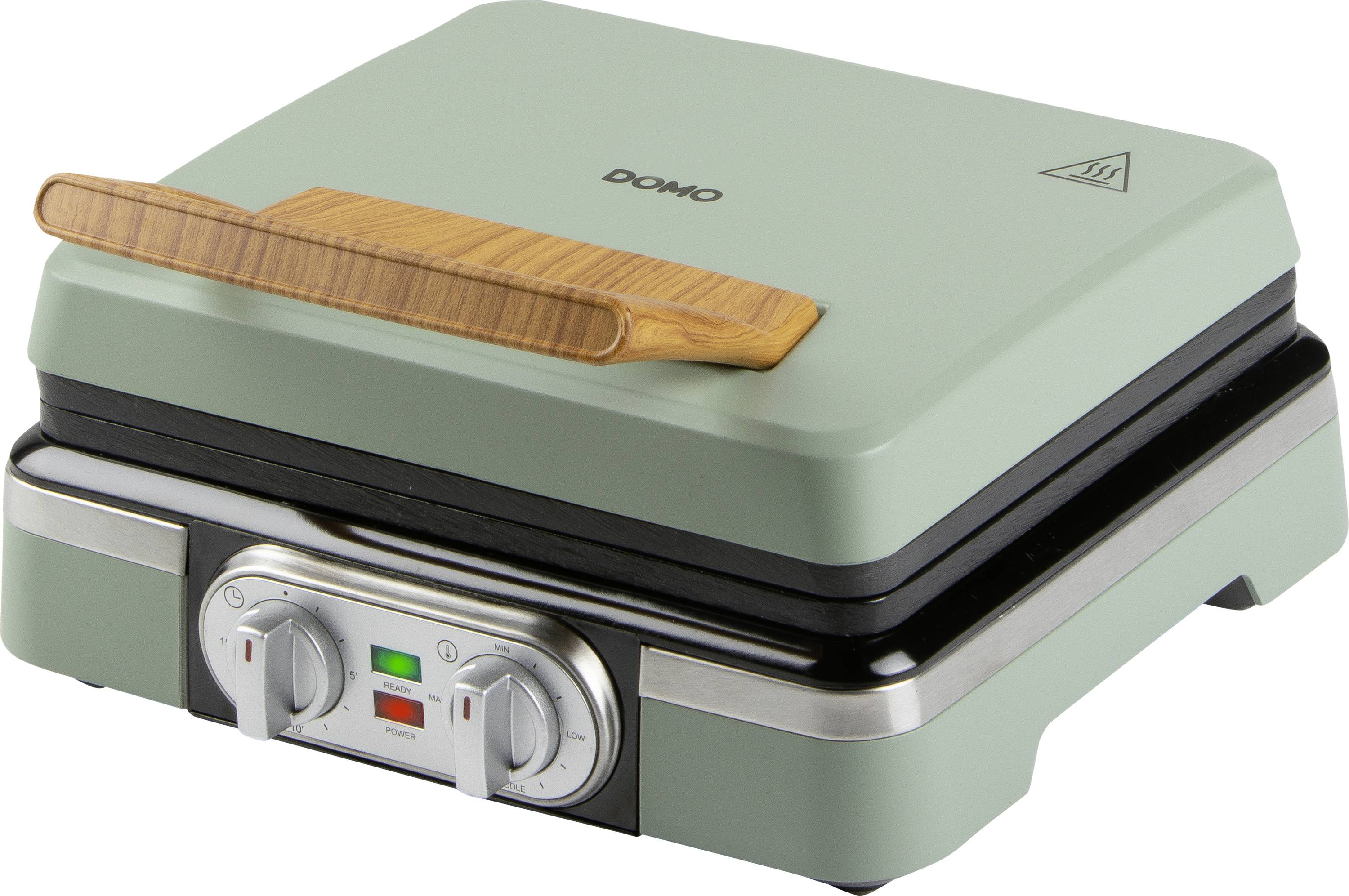 DOMO WAFFELMAKER Waffeleisen Salbei-Grün