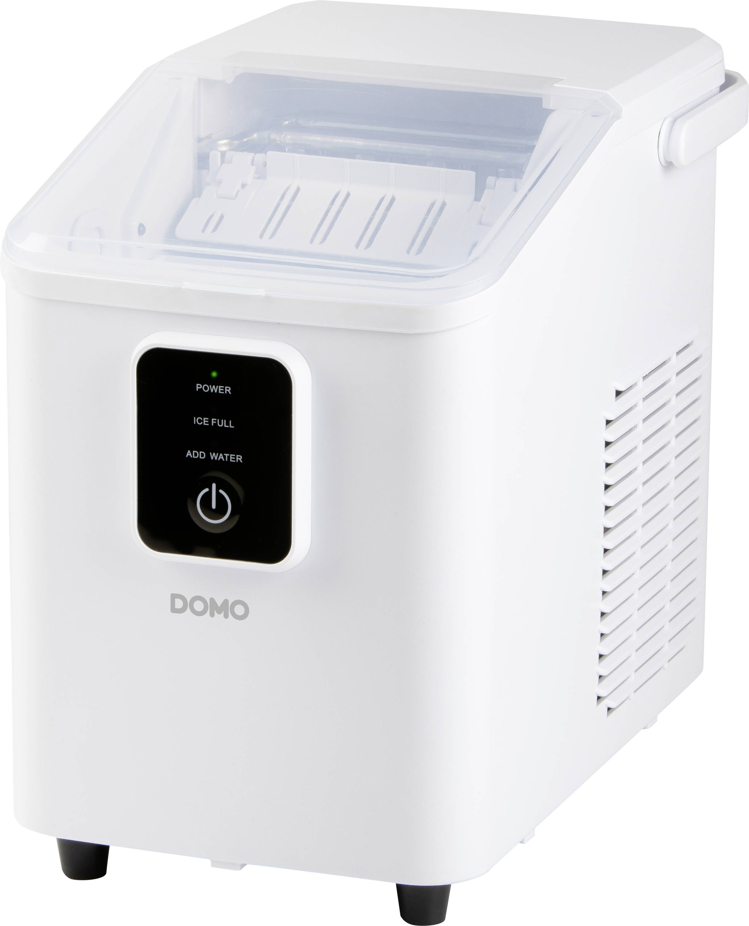 DOMO EISWÜRFELMASCHINE, 0.8L, 12kg in 24Std. Macchina per cubetti di ghiaccio 0.8 l
