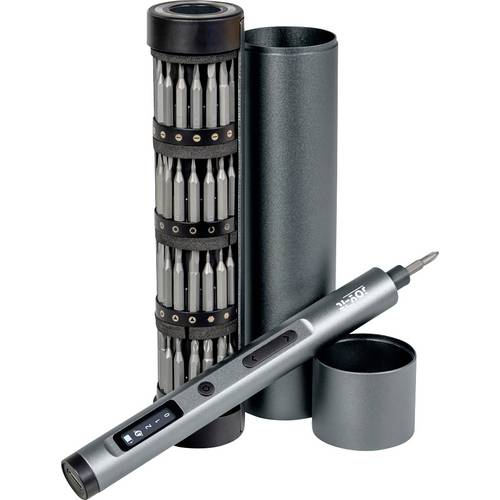 Joy-it WE-0004 S2-SET-Drehmoment Werkzeugset Akku-Multi-Tool, Akku-LED-Leuchte in Aufbewahrungsbox