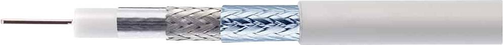 Kathrein 215500019 Koaxialkabel Außen-Durchmesser: 6.8 mm 75 Ω Weiß Meterware