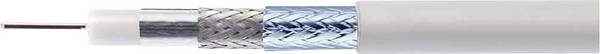 Kathrein 215500019 Koaxialkabel Außen-Durchmesser: 6.8 mm 75 Ω 135 dB Weiß Meterware