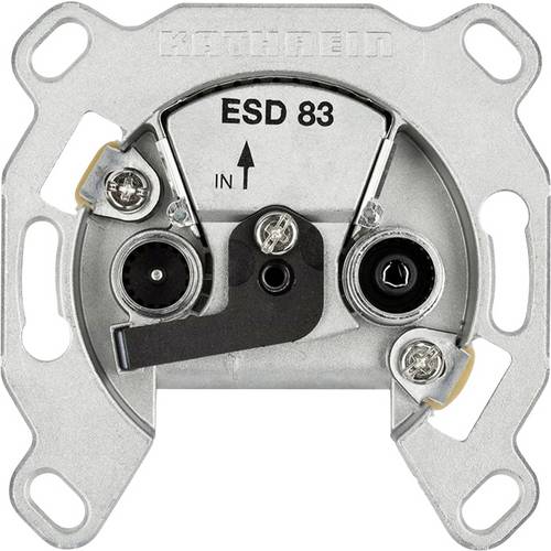 Kathrein ESD 83 Antennendose BK, DAB+, SAT, TV, UKW Schraubbefestigung, Unterputz Einzelanschlussdose