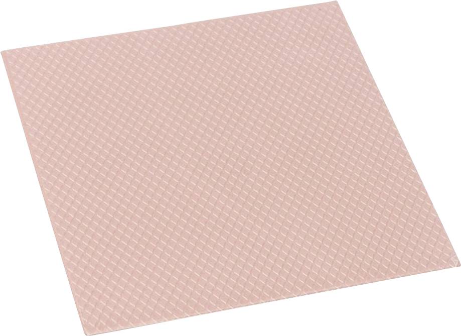 Eine quadratische, waffelstrukturierte rosa Matte auf weißem Hintergrund.