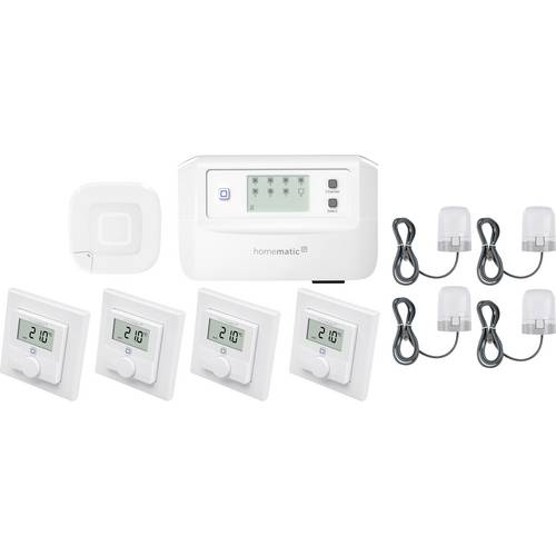 Thumbnail - Homematic IP Starterkit Fußbodenheizung HmIP-HAP2+HmIP-FALMOT-C8+HmIP-WTH-1+HmIP-VDMOT
