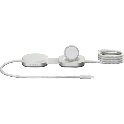 ZENS Induktions-Ladegerät ZECC07W ZECC07W/00 Ausgänge Induktionslade-Standard, Apple MagSafe, USB-C® Weiß