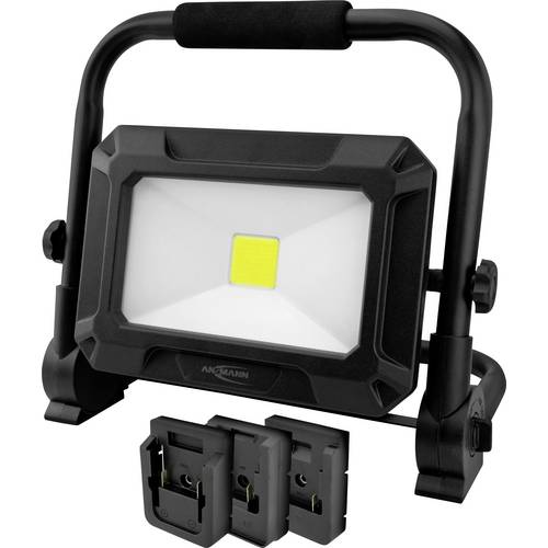 Thumbnail - Ansmann 1600-0713 LED Strahler FL50W 18V Powertool-Akkupacks, inkl. Adapterplatten Akkubetriebenes LED-Leuchtmittel, COB...