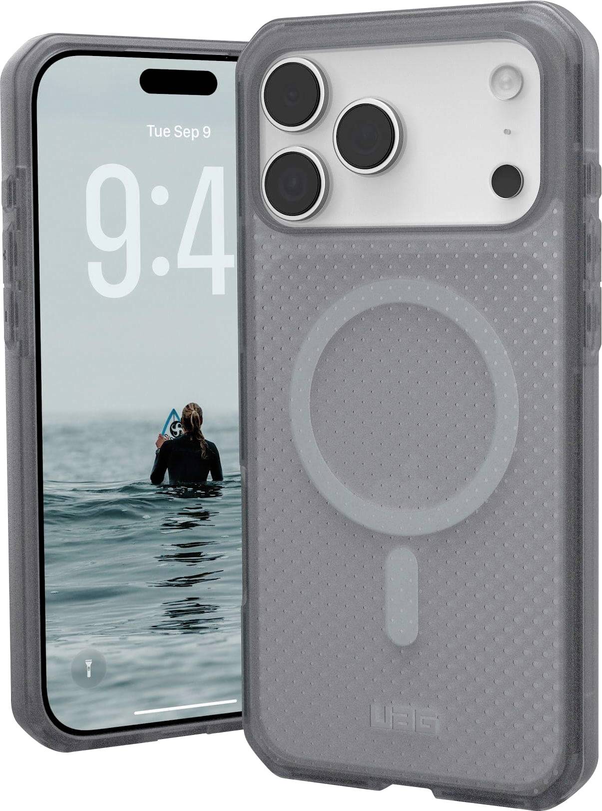 Urban Armor Gear Case Apple iPhone 17 Pro Max Grau, Transparent 114537113131