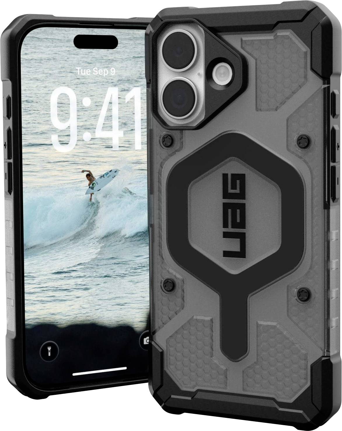 Urban Armor Gear Case Apple iPhone 17 Grau, Transparent 114553113140