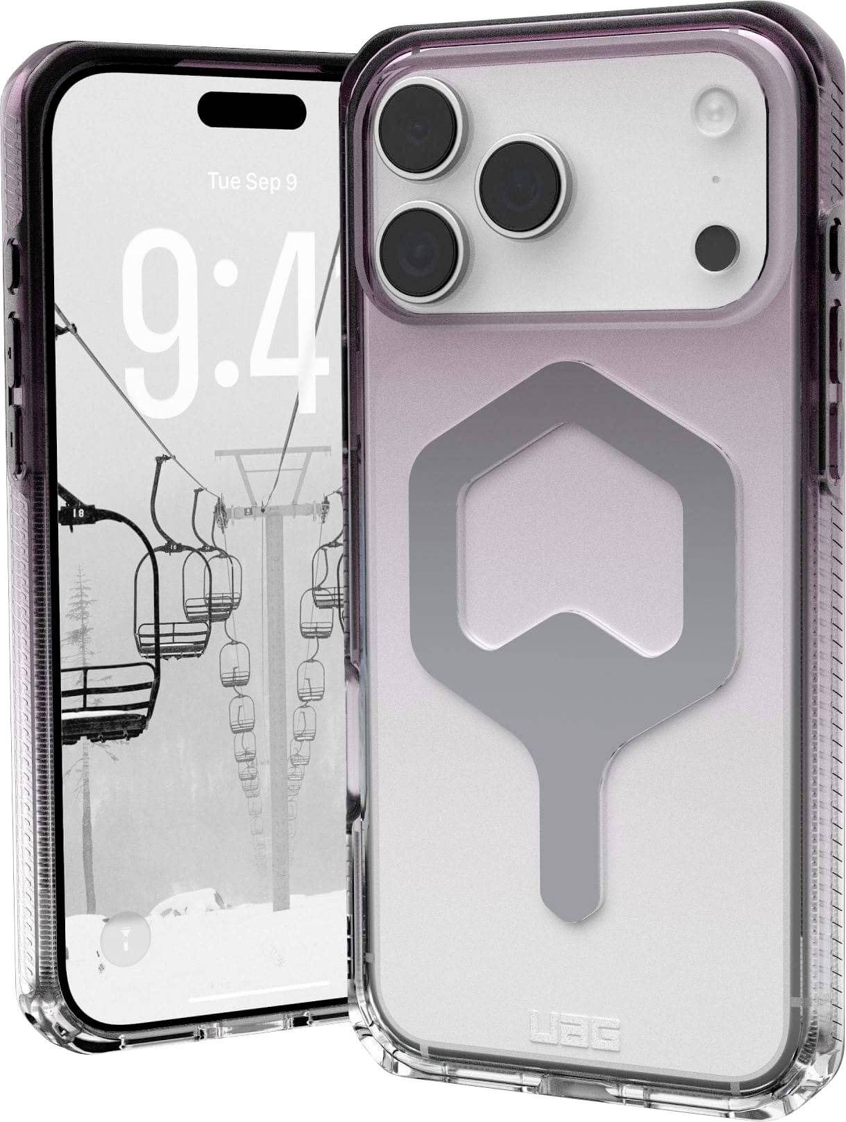 Urban Armor Gear Case Apple iPhone 17 Pro Max Schwarz, Transparent 11453011404G