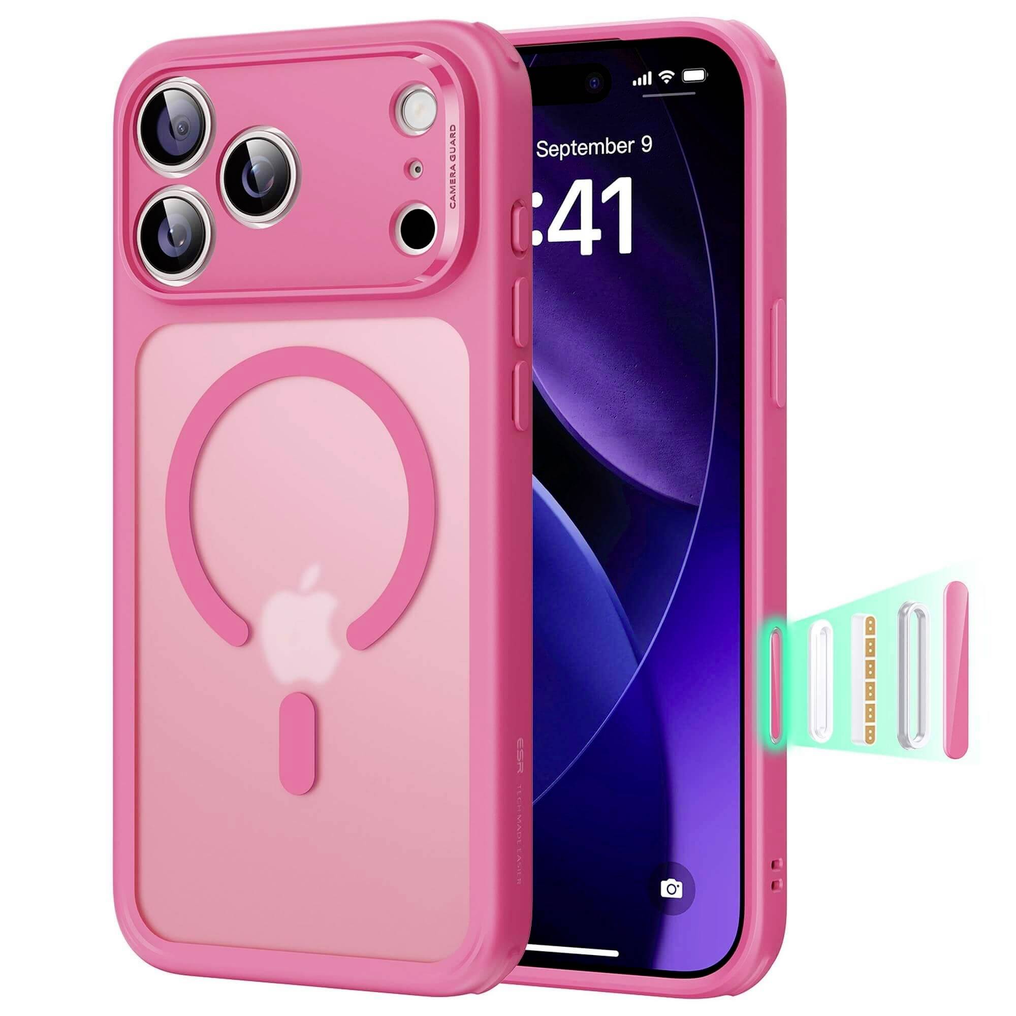 ESR Case Apple iPhone 17 Pro Pink, Transparent 1A86300501
