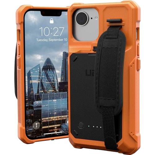Urban Armor Gear neu Case Apple iPhone 16e, iPhone 14, iPhone 13 Schwarz, Orange WF0000159740