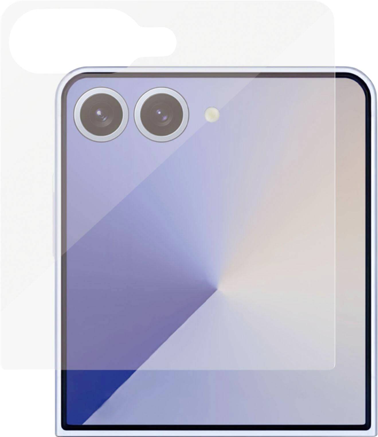 PanzerGlass Displayschutzglas Samsung Galaxy Z Flip7 1 St. kratzfest, antibakteriell, Anti-Fingerprint PG41053