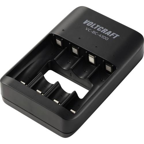 VOLTCRAFT VC-BC-4100 Rundzellen-Ladegerät NiMH, NiZn, LiIon Mignon (AA), Micro (AAA)