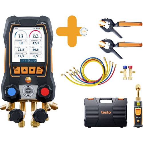 Thumbnail - Smart Vakuum Set testo 0564 3558 Druck, Temperatur mit Füllschlauchsatz
