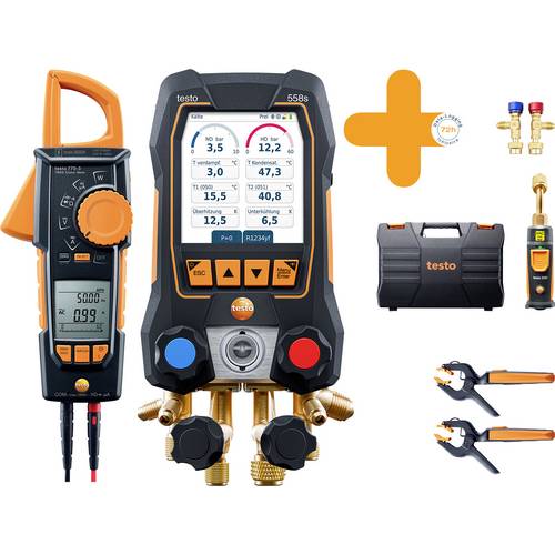 Thumbnail - Smart Vakuum Set testo 0564 4558 Temperatur, Druck mit Stromzange