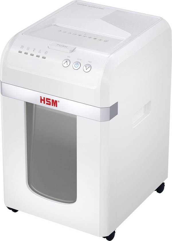 HSM Aktenvernichter HSM shredstar Autofeed X200 - 4 x 12 mm Aktenvernichter 10 Blatt 4 x 12 mm P-4 30 l Vernichtet auch Kreditkarte, Büroklammern