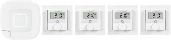 Homematic IP Starter Kit smarte Fußbodenheizung HmIP-HAP2+HmIP-BWTH