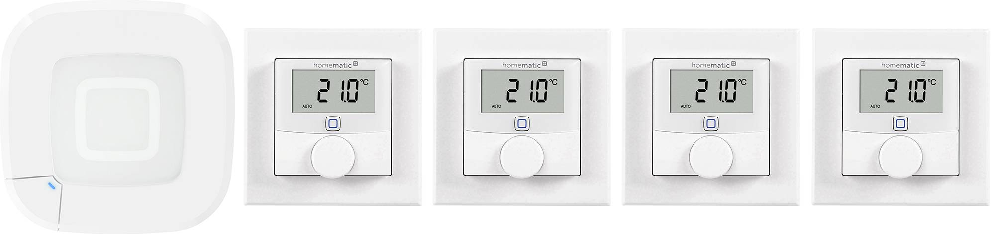 Homematic IP Starter Kit smarte Fußbodenheizung HmIP-HAP2+HmIP-BWTH