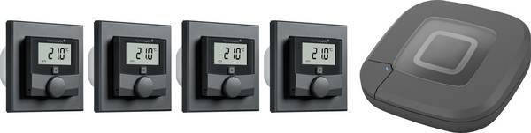 Homematic IP Starter Kit smarte Fußbodenheizung HmIP-HAP2-A+HmIP-BWTH-A
