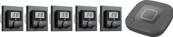 Homematic IP Starter Kit smarte Fußbodenheizung HmIP-HAP2-A+HmIP-BWTH-A