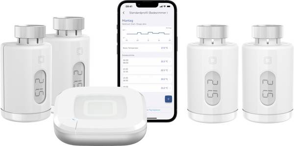 Homematic IP Funk Starterkit Heizen   HmIP-SK28+HmIP-eTRV-3