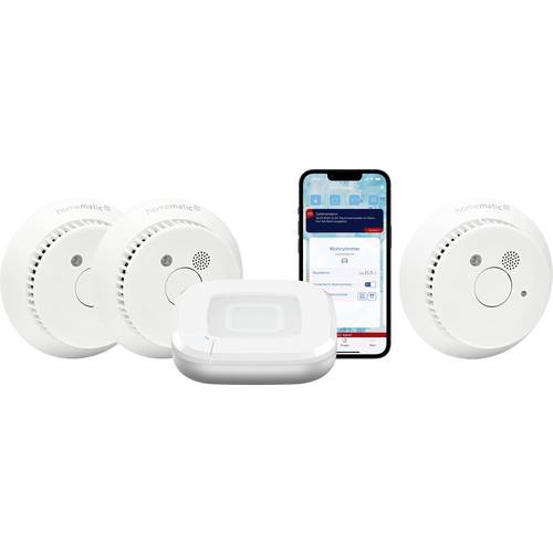 Homematic IP Starterkit Rauchwarnmelder für 3 Räume HmIP-SK27+HmIP-SWSD-2
