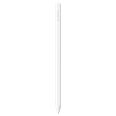 Ein weißer Stylus-Stift mit elegantem Design, geeignet zum digitalen Zeichnen oder Notizenschreiben auf einem Tablet.