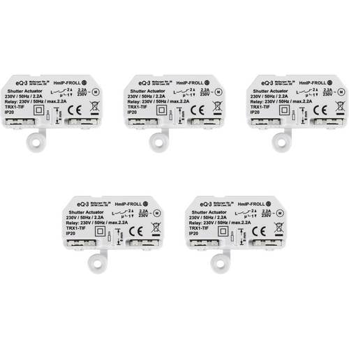 Thumbnail - Homematic IP Funk Rollladenaktor HmIP-FROLL - 5er Set