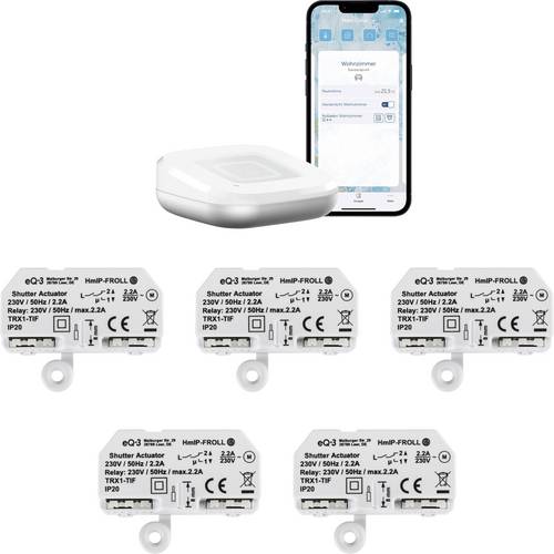 Thumbnail - Homematic IP Access Point, Rollladenaktor HmIP-HAP2+5xHmIP-FROLL