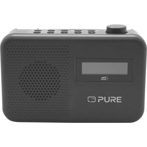 Pure Elan One2 Charcoal EU/UK/AU Taschenradio DAB+, FM Bluetooth®, DAB+ Schwarz