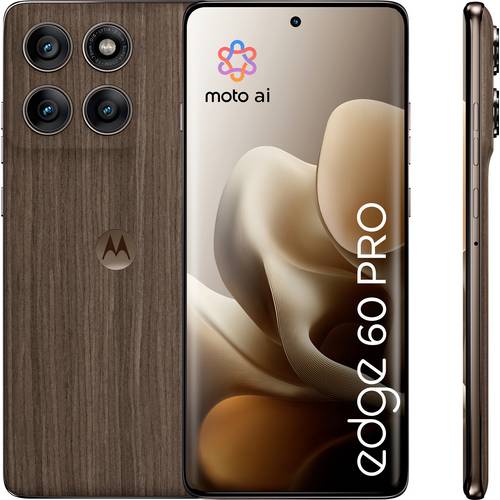 Motorola Edge 60 Pro 512 GB Holz EEK A (A - G) 16.9 cm (6.67 Zoll) Smartphone