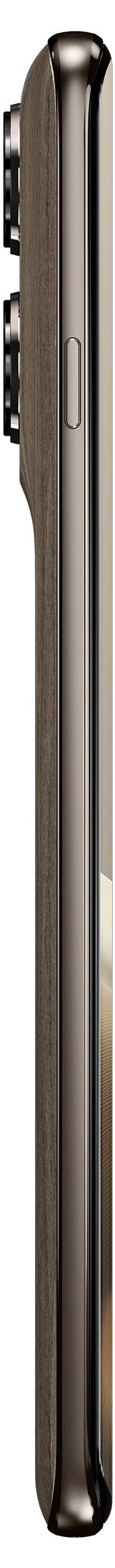 Smartphone mit Moto-KI-Logo oben links, Modellname „Moto G56 5G" auf dem Bildschirm und sichtbaren Seitentasten.