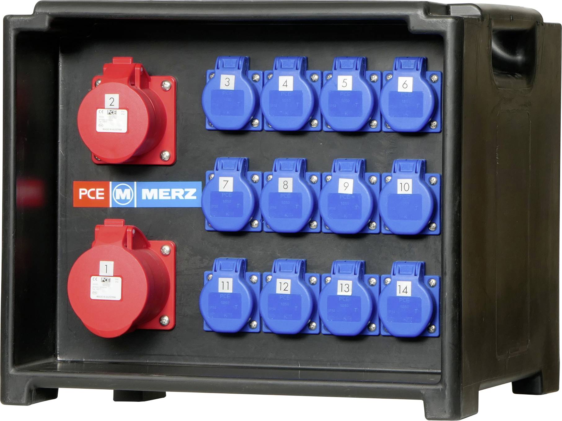 MERZ CEE Stromverteiler M-SVE3 63/11-12 MZ80011 400 V 63 A