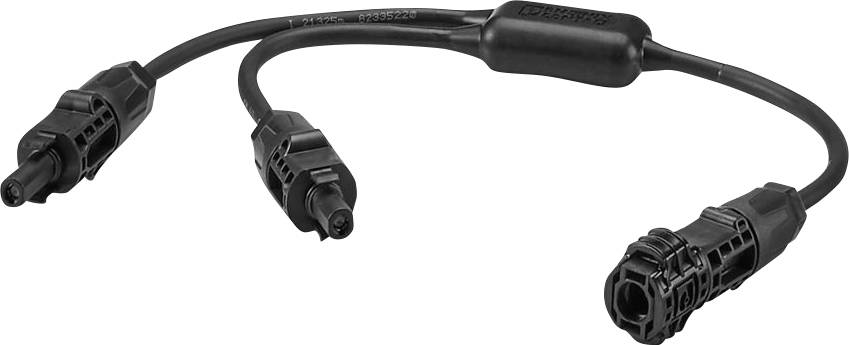 Photovoltaik-Y-Verteiler 1030649 PV-ED6/Y-120(2+/1-) Schwarz Phoenix Contact Inhalt: 10 St.
