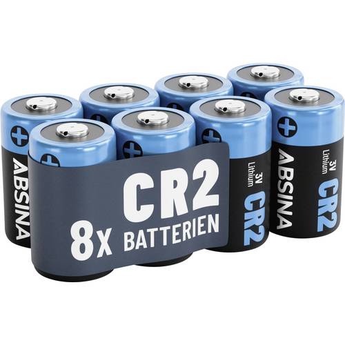 Absina Spezial-Batterie CR 2 Lithium 800 3 V 8 St.