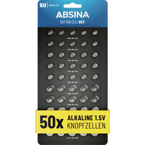 Absina Knopfzellen-Set 1 St. Alkali-Mangan