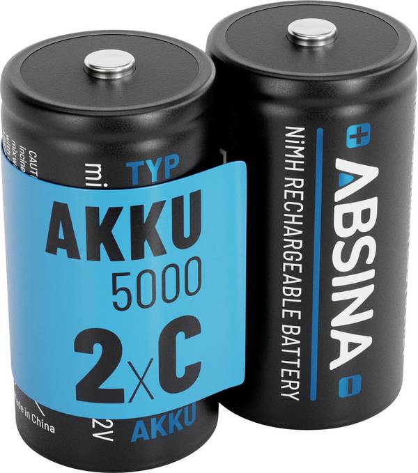 Absina  Baby (C)-Akku NiMH 4500 1.2 V 2 St.